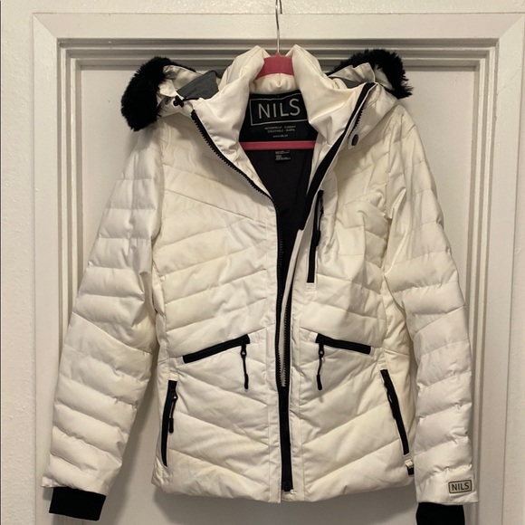NILS White Ski & Snow Jacket - Picture 1 of 13